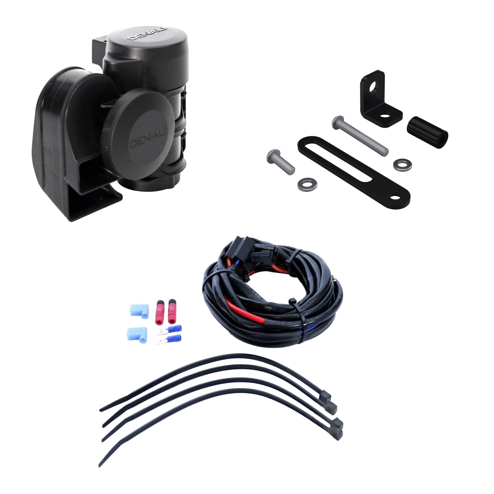Denali SoundBomb Horn Bundle For Yamaha XTZ690 Tenere 700 DEDNL06KIT004#