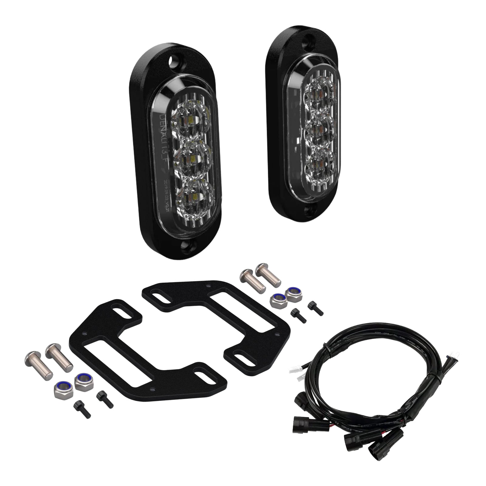 Denali T3 Rear Bundle For BMW R1250GS Adventure Trophy DEDNL07KIT015#