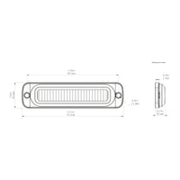 Denali B6 Dual LED Brake Light Kit with Plate Mount DEDNLB610100#