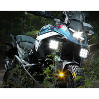 Denali DL9 Driving Light - DataDim Technology  9-LED  Elliptical Hybrid Beam DEDNLDL9050W#