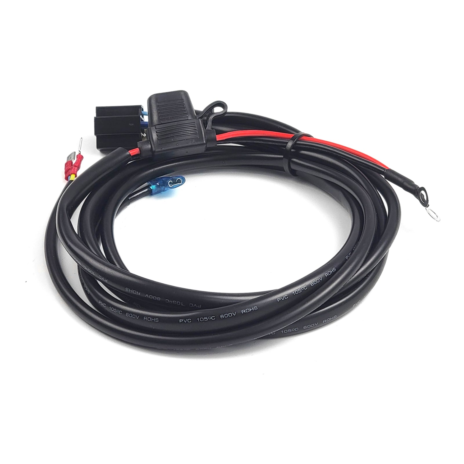 Denali V-Twin Wiring Harness for SoundBomb Horns - 3ft For Harley DEDNLELC004#