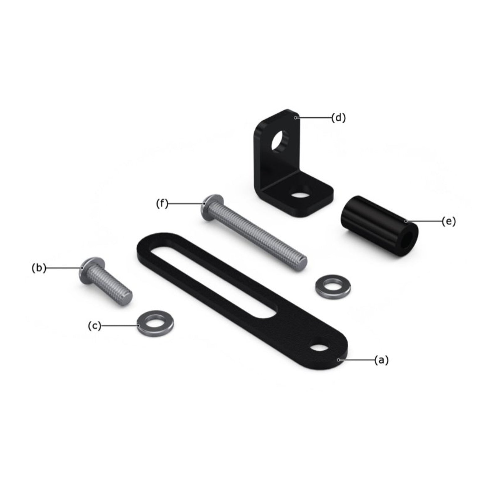 Denali Horn Mounting Brackets For  Yamaha Tenere 700 World Raid DEHMT0610200#