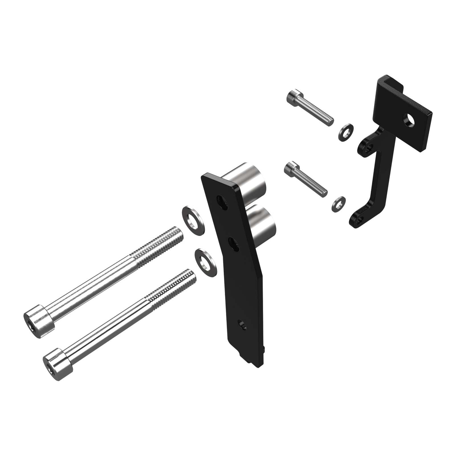Denali Compact Horn Mount Bracket BMW R1200GS/GSA with M8 DEHMT0711001R#