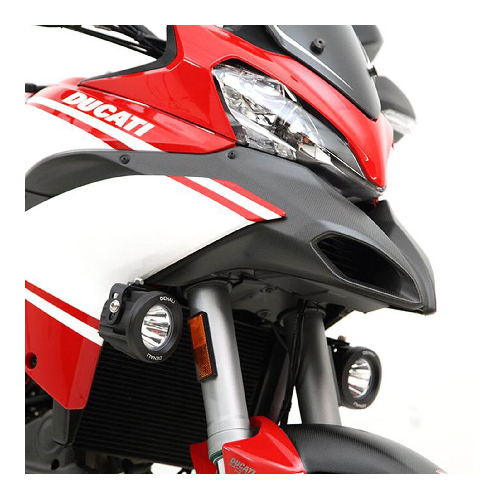 Denali Auxiliary Light Mount Brackets For Ducati 2013 - 2014 DELAH2210000#