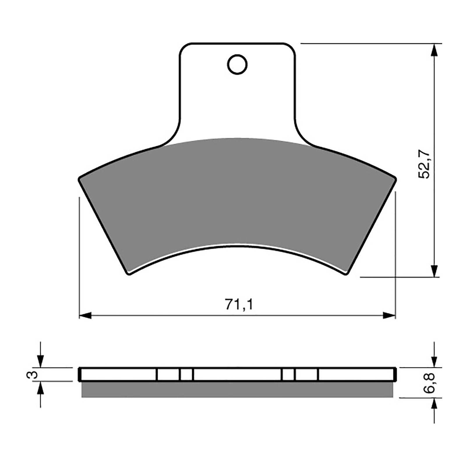 GOLDFREN Brake Pads - K5 Off-Road Racing For Polaris Scrambler 500 4X4 #GF179K5