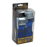 Gorillas Grip Tie Down 38mm S-Hook - Black / Blue Loop GGTD4BU#