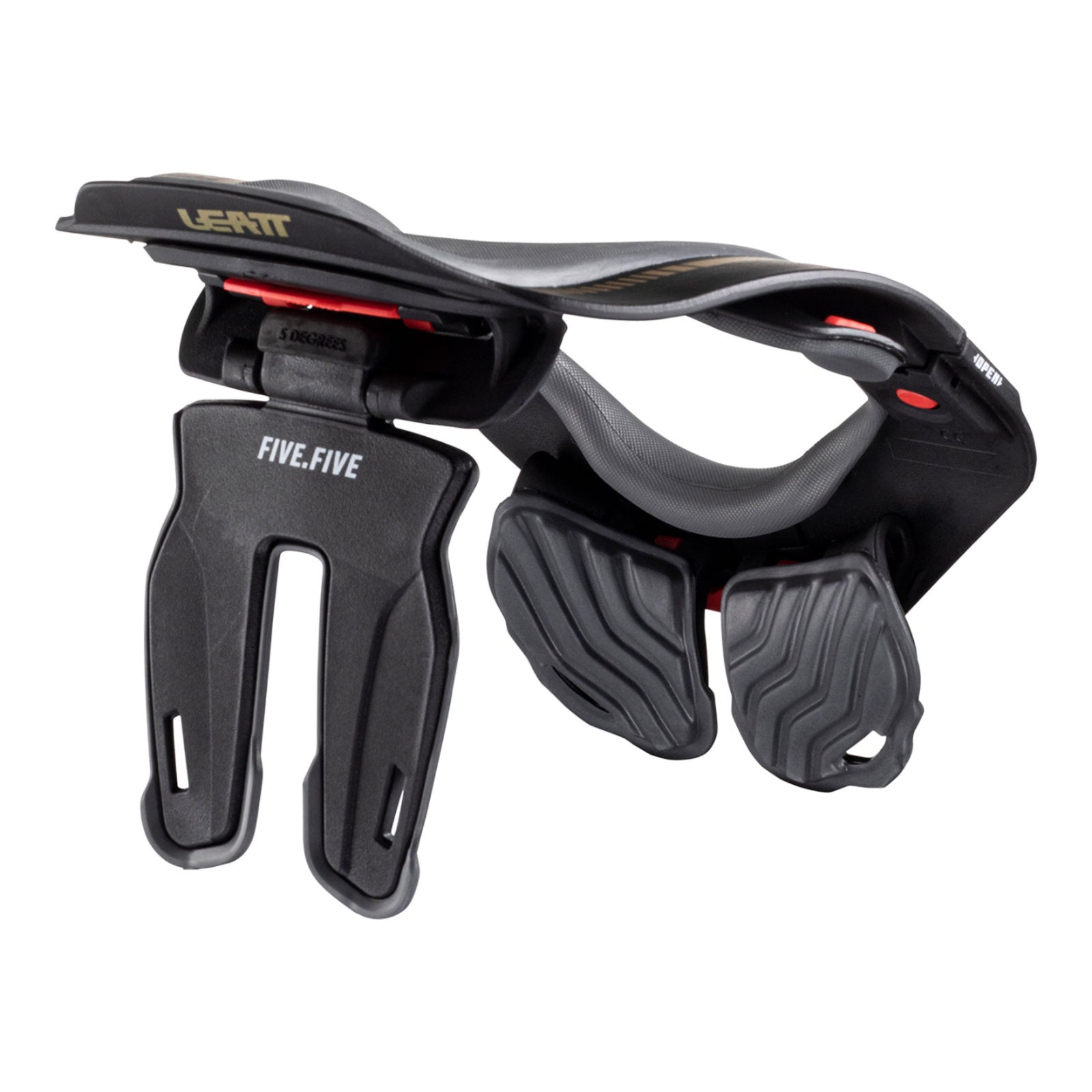 Leatt 5.5 Neck Brace - Stealth / Black (2XL) LE1022111752#