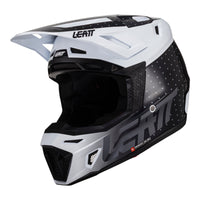 Leatt Helmet Kit Moto 8.5 V24 - Black / White (2XL) LE1024060105#