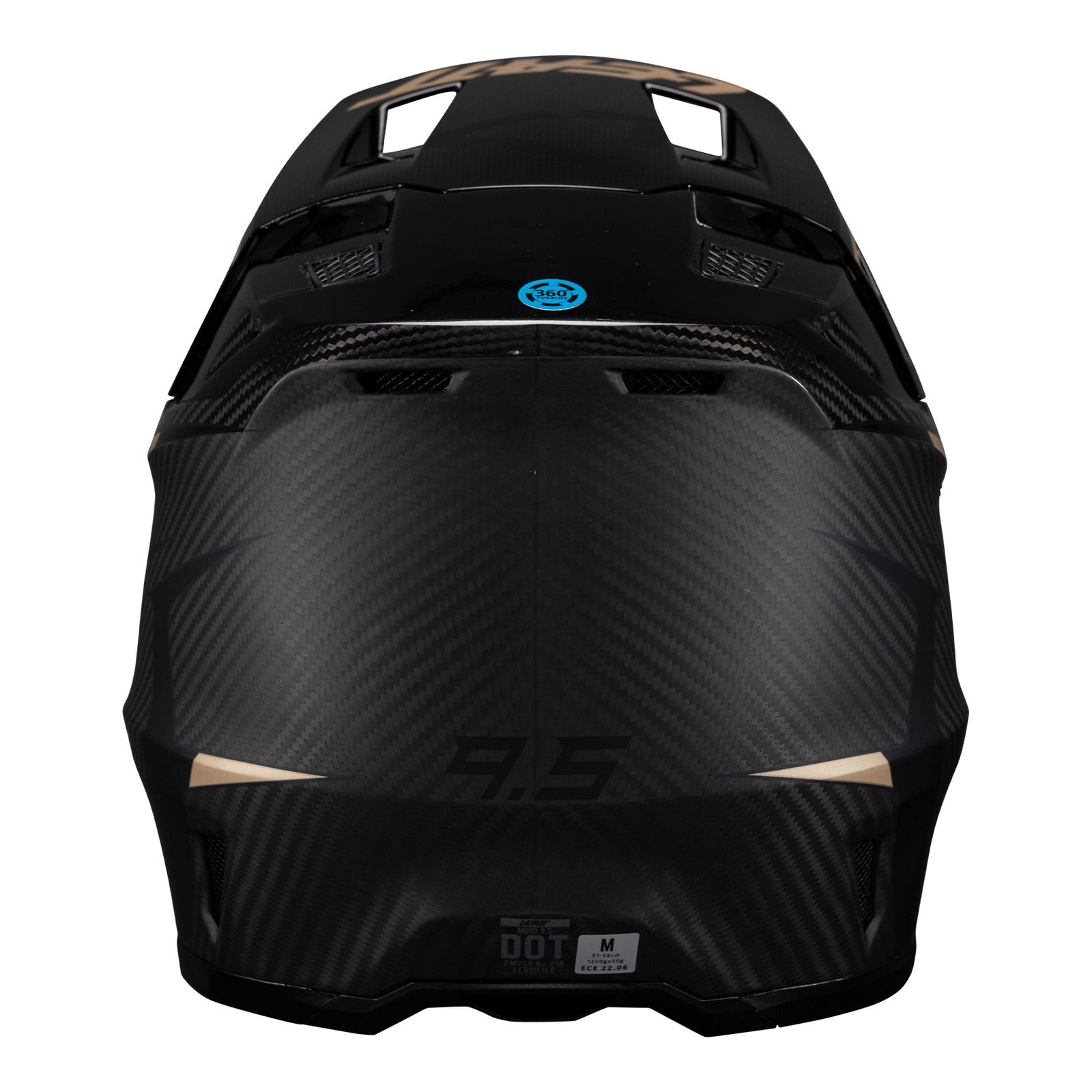 Leatt 2025 9.5 Helmet Kit Carbon (S/55-56cm) LE1025100101#