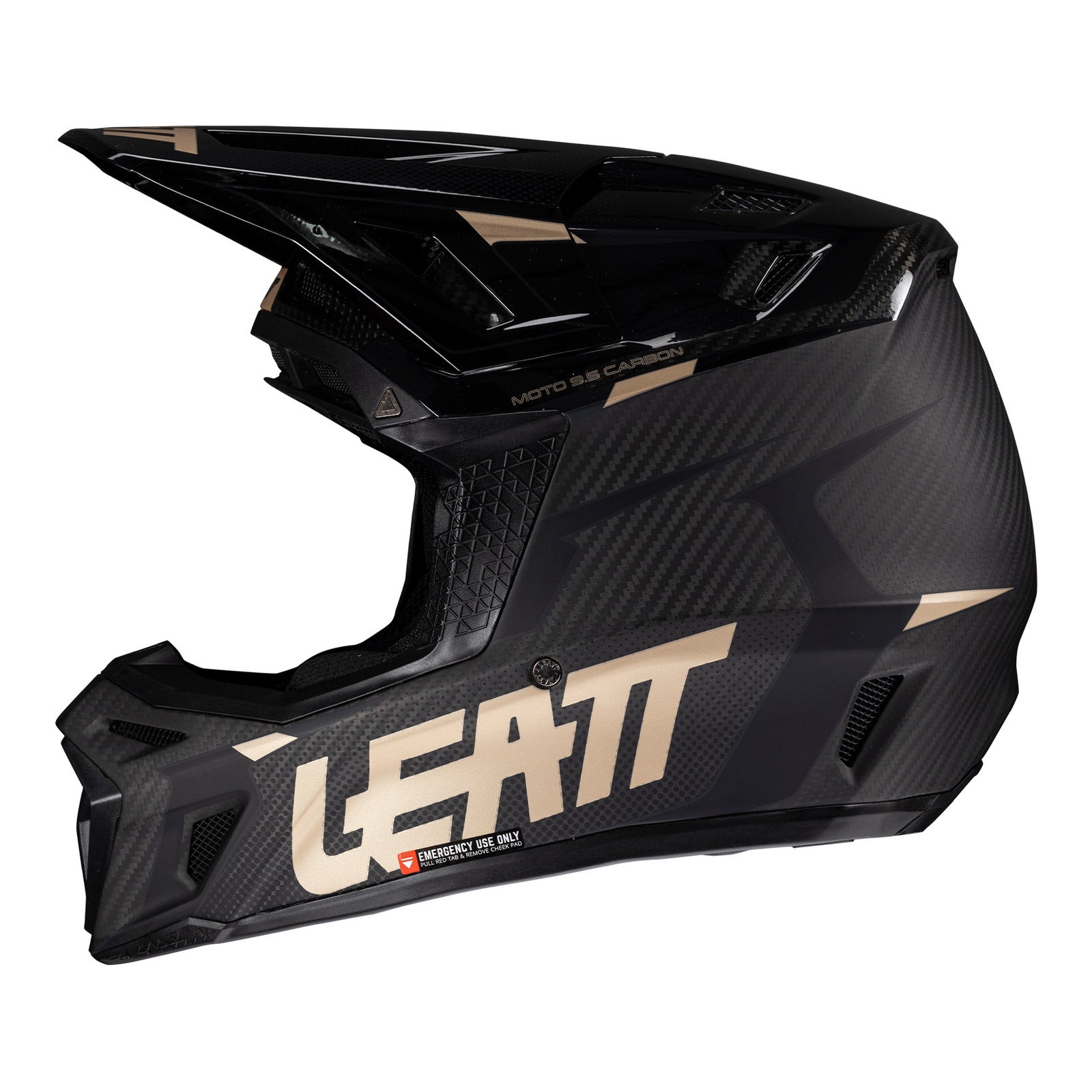 Leatt 2025 9.5 Helmet Kit Carbon (L/59-60cm) LE1025100103#