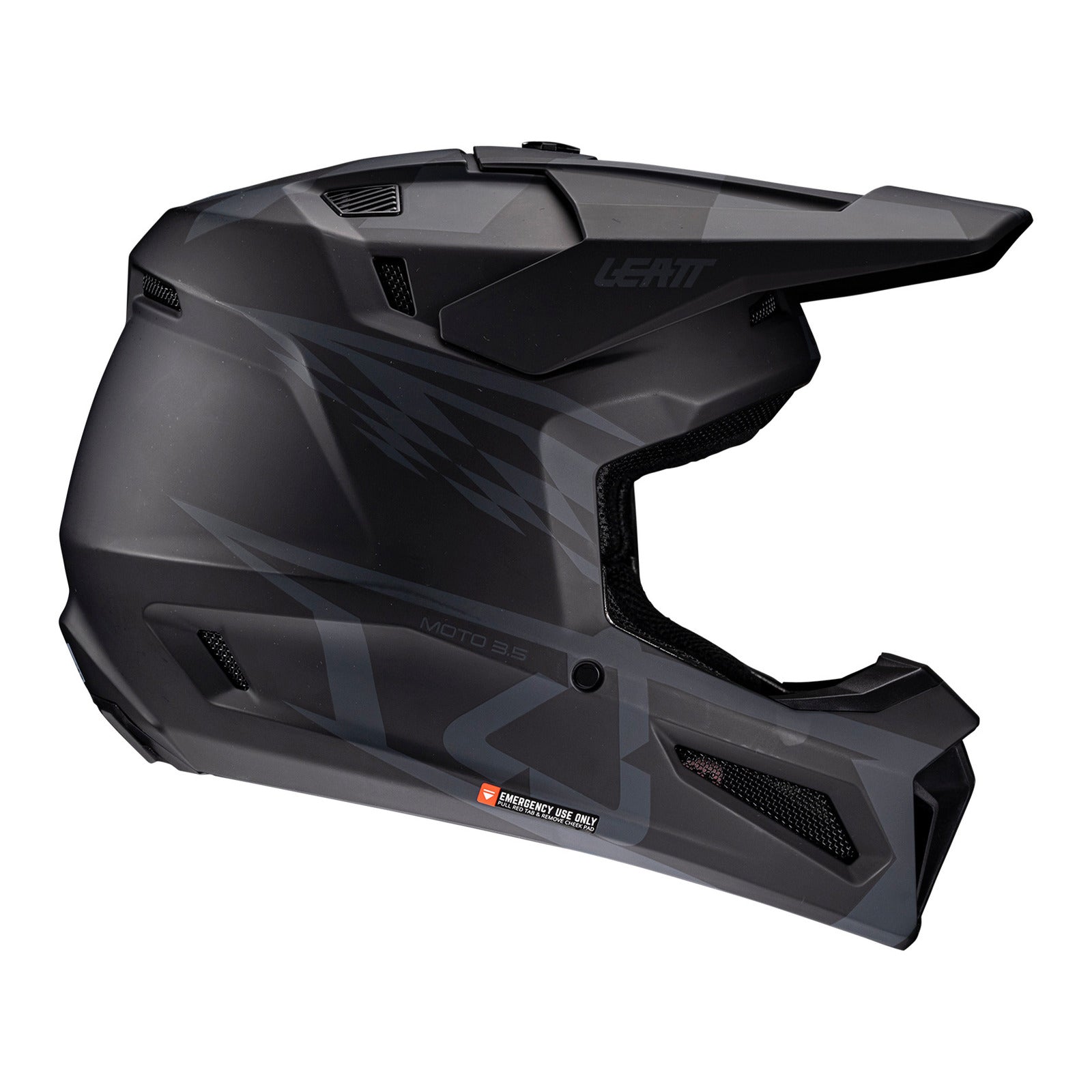 Leatt 2025 3.5 Helmet Kit - Stealth (2XL/63-64cm) LE1025100505#