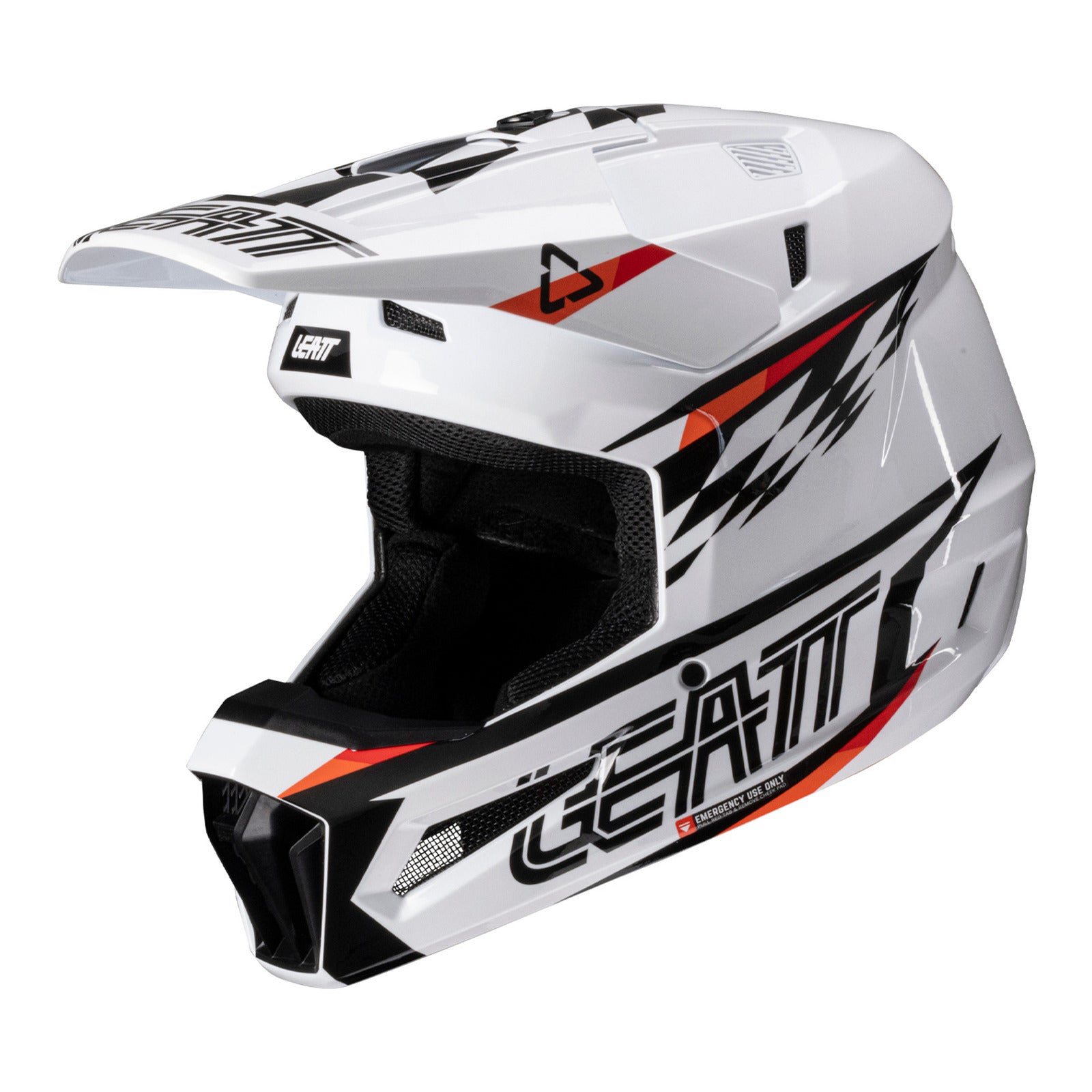 Leatt 2025 3.5 Helmet Kit - White (XS/53-54cm) LE1025100540#