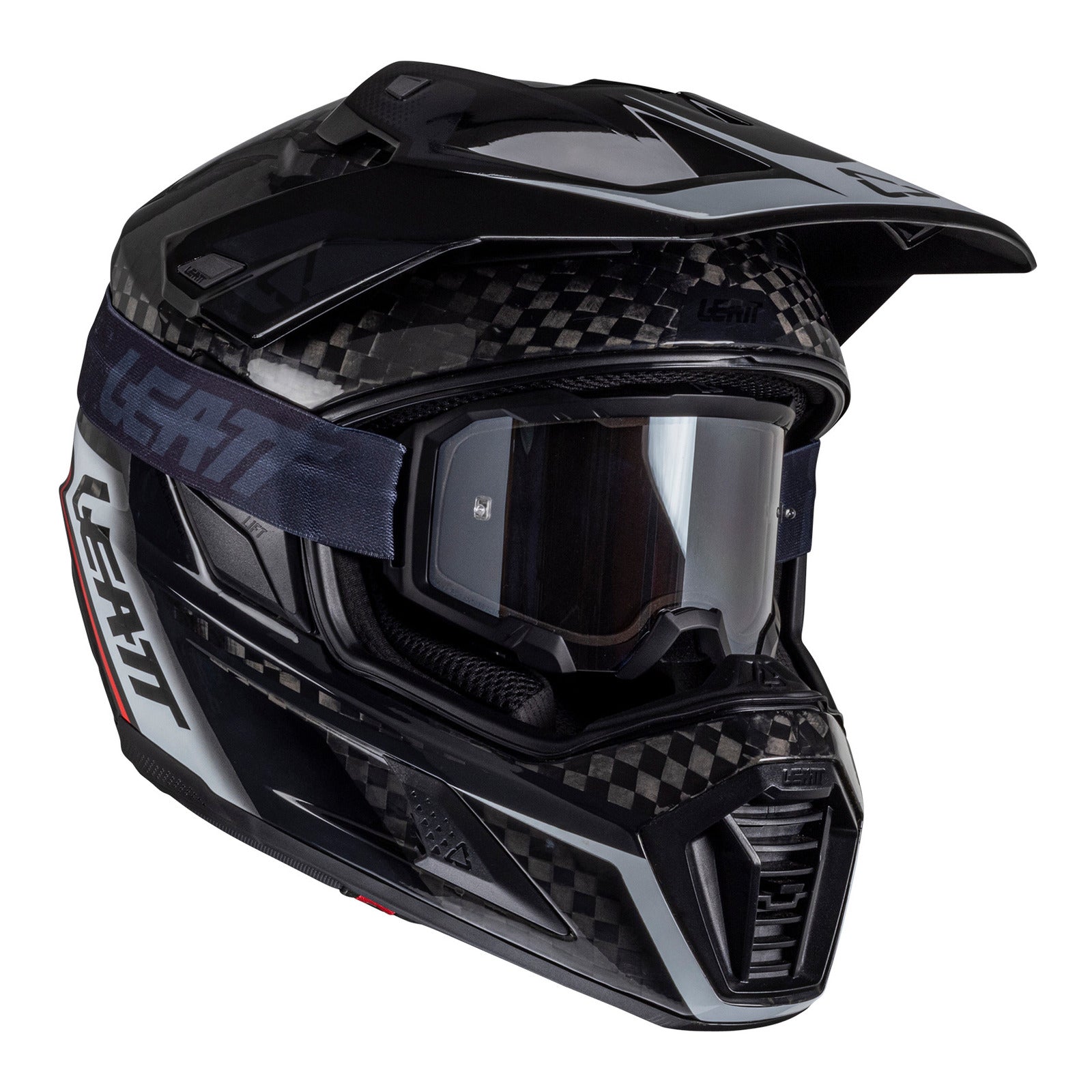 Leatt 2025 9.5 ADV Helmet Kit - Carbon (S/55-56cm) LE1025101101#