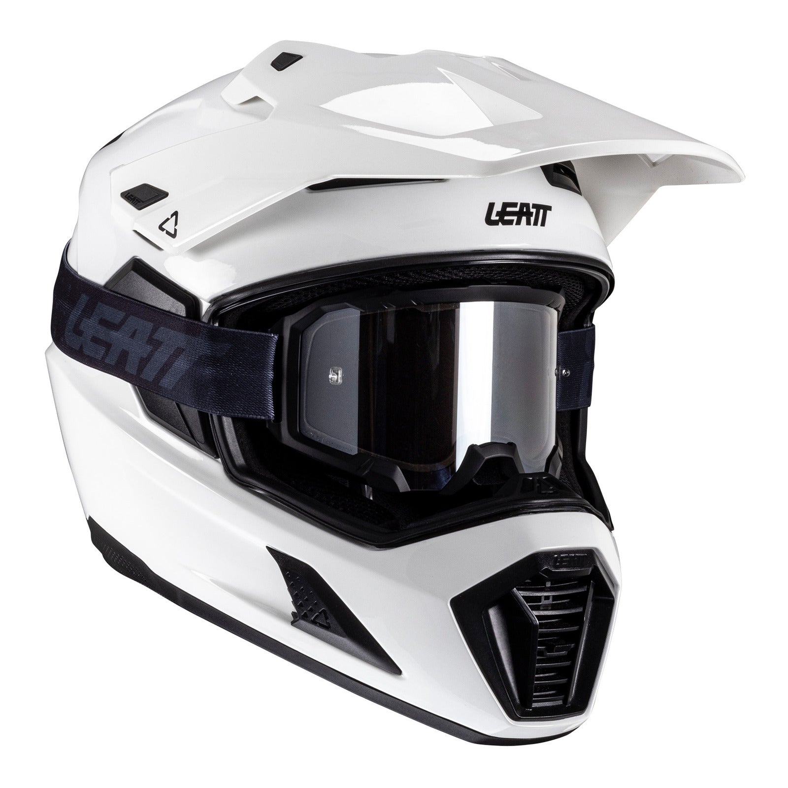 Leatt 2025 8.5 ADV Helmet Kit - White (L/59-60cm) LE1025101183#