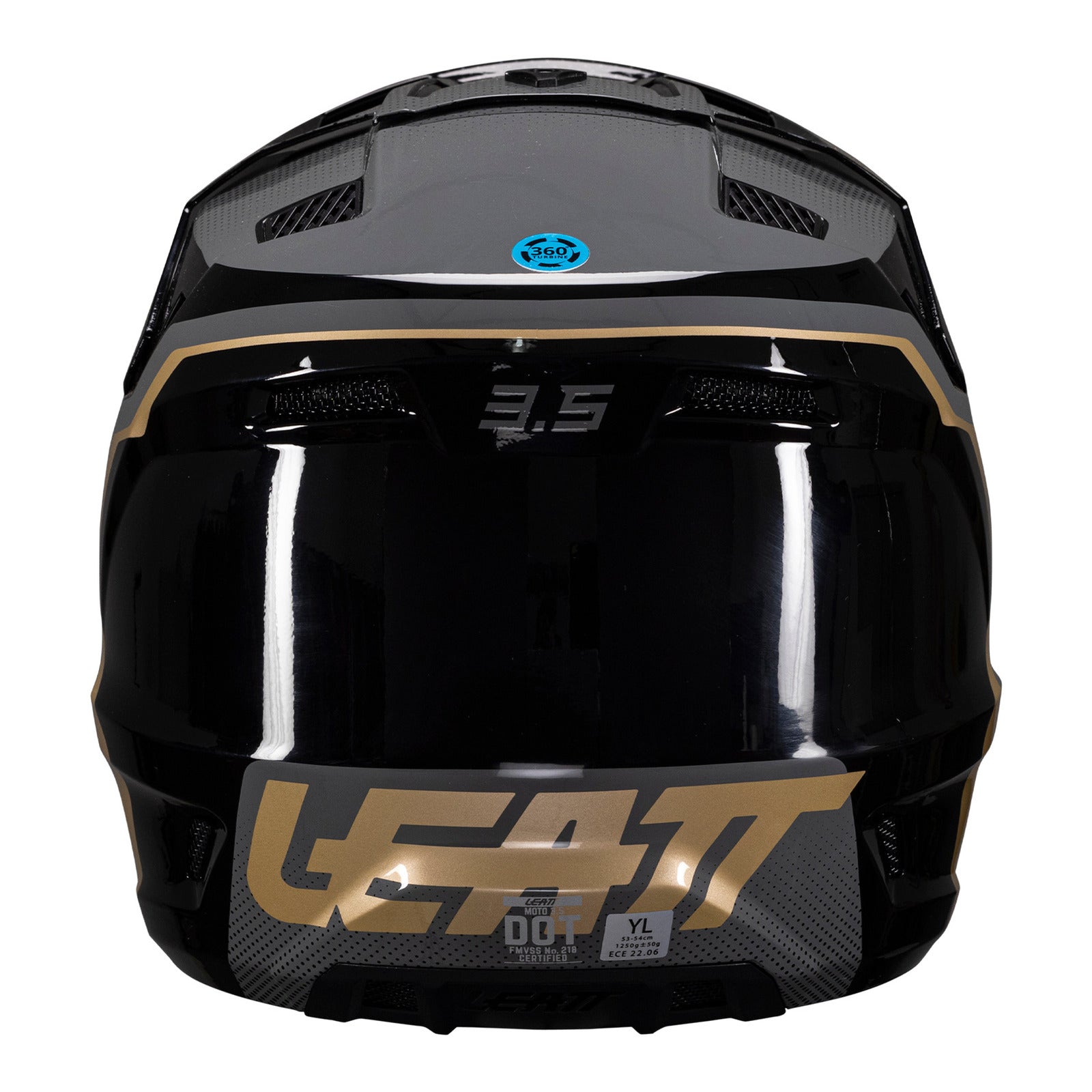 Leatt 2025 3.5 Junior Helmet Kit - Black (M/51-52cm) LE1025450100#