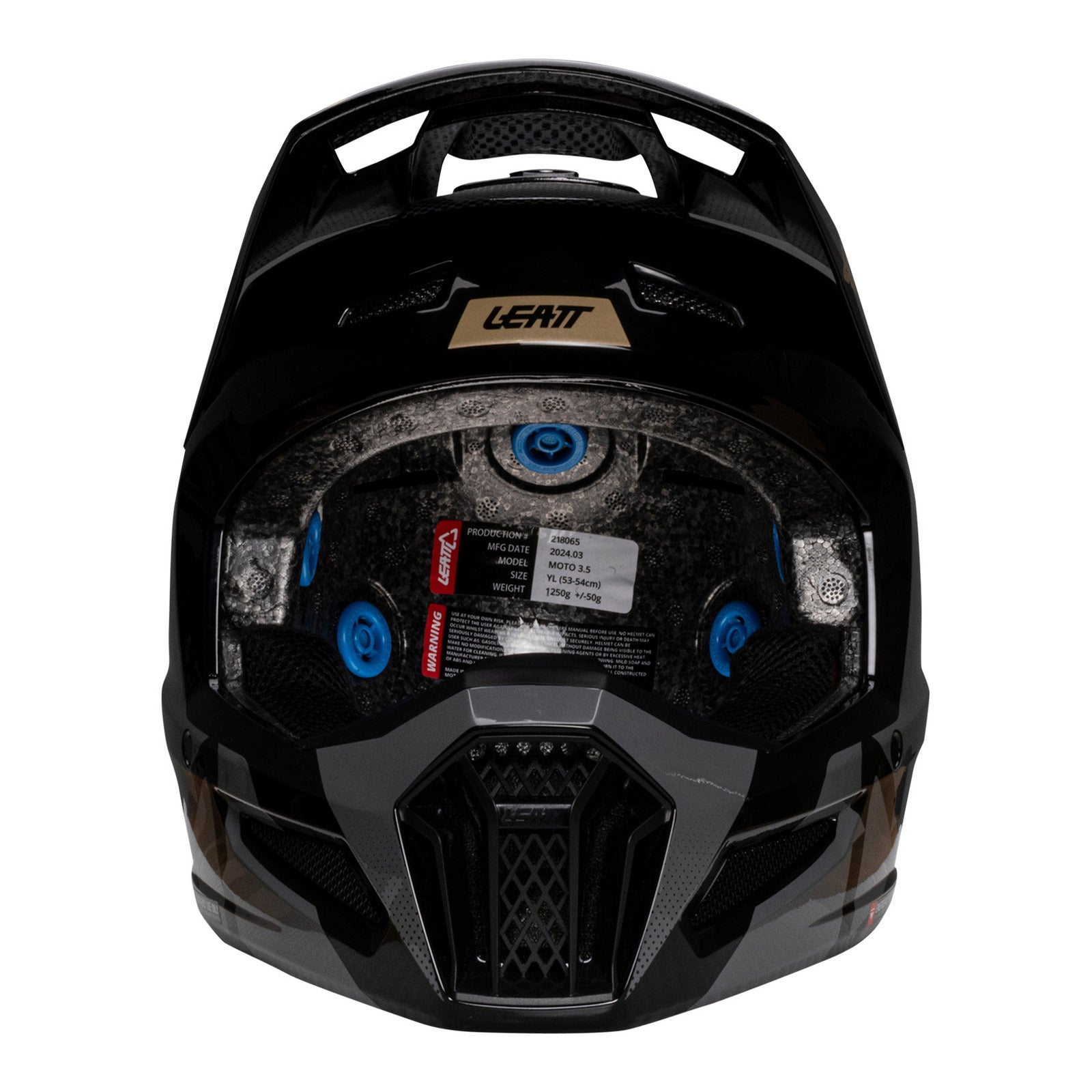 Leatt 2025 3.5 Junior Helmet Kit - Black (M/51-52cm) LE1025450100#