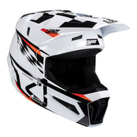Leatt 2025 3.5 Junior Helmet Kit - White (L/53-54cm) LE1025450161#