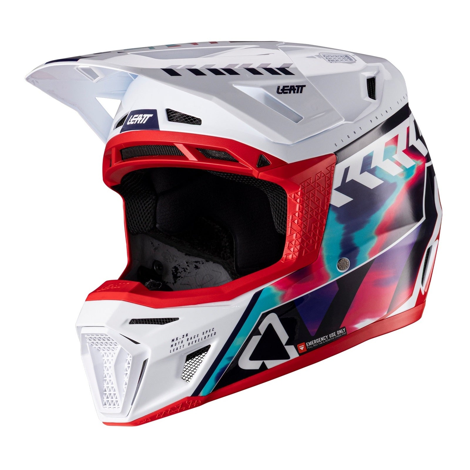 Leatt 8.5 Helmet Kit - Royal Blue / Red (L) LE1026000303#