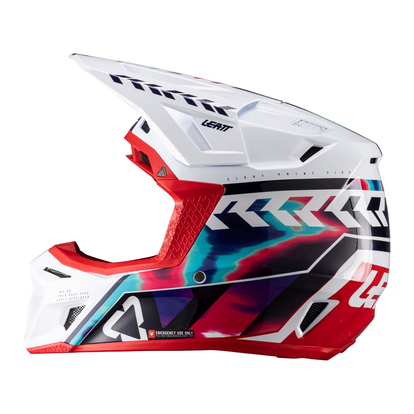 Leatt 8.5 Helmet Kit - Royal Blue / Red (XL) LE1026000304#