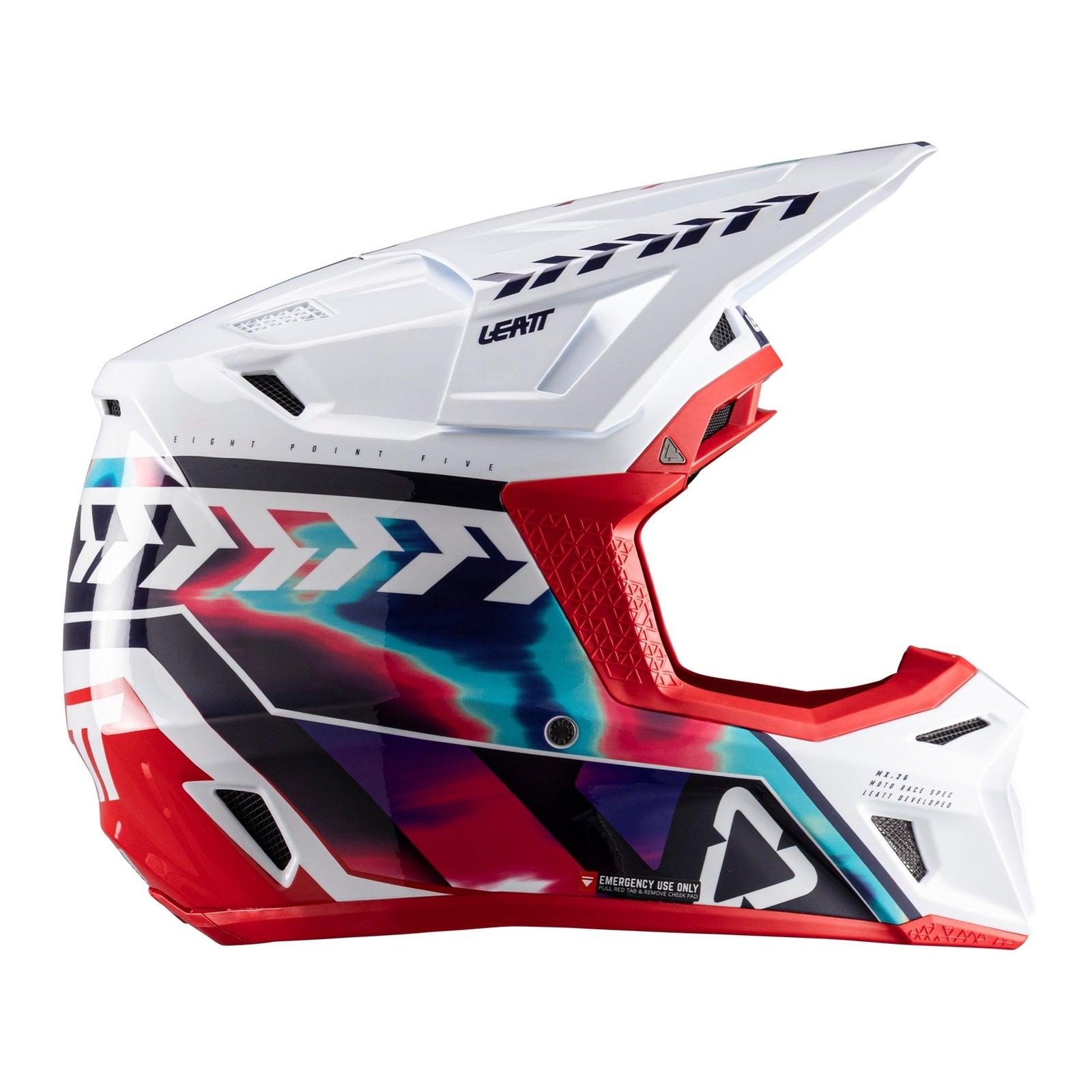 Leatt 8.5 Helmet Kit - Royal Blue / Red (XL) LE1026000304#