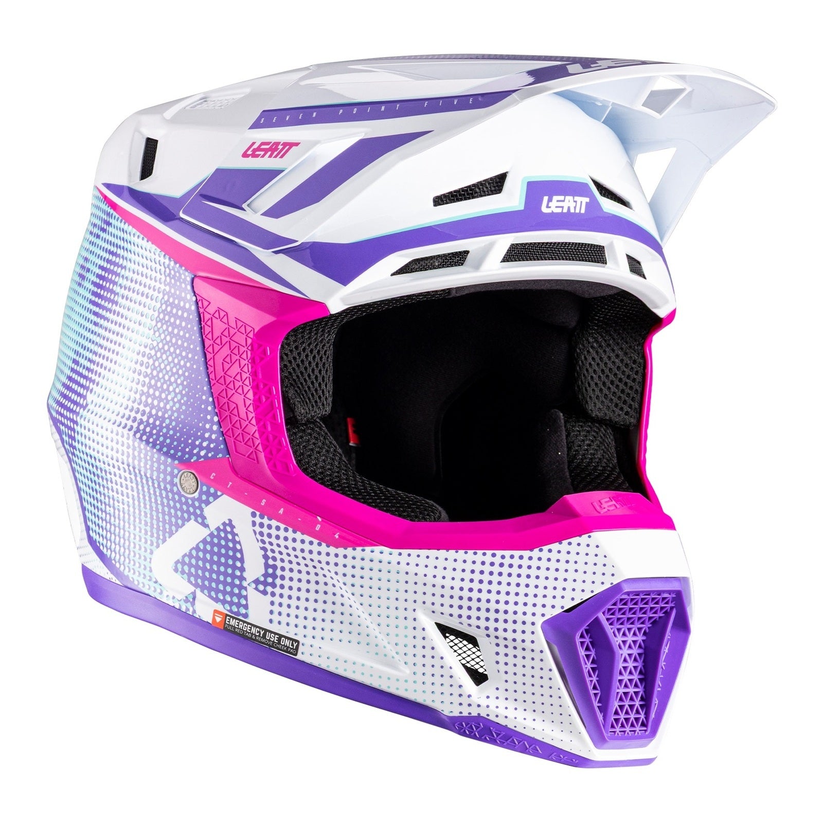 Leatt 7.5 Helmet Kit - Purple (XL) LE1026000404#