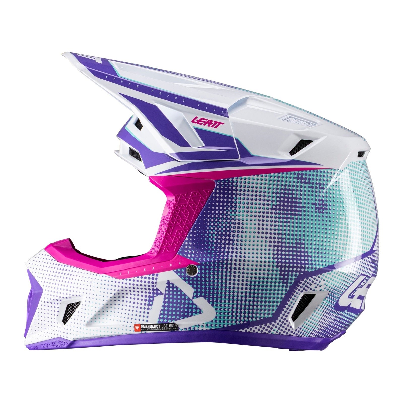 Leatt 7.5 Helmet Kit - Purple (XL) LE1026000404#