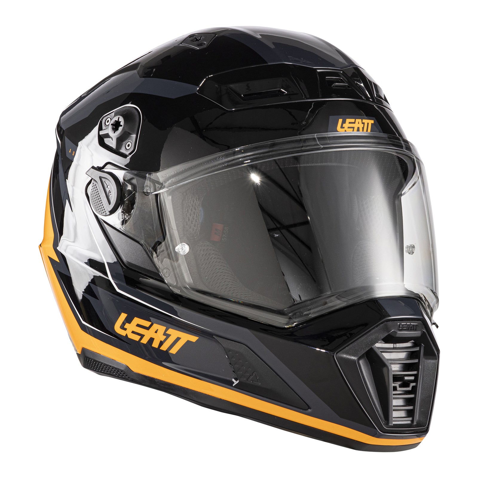 Leatt 7.5 ADV Helmet Kit - Black / Orange (S 55-56CM) LE1026001601#