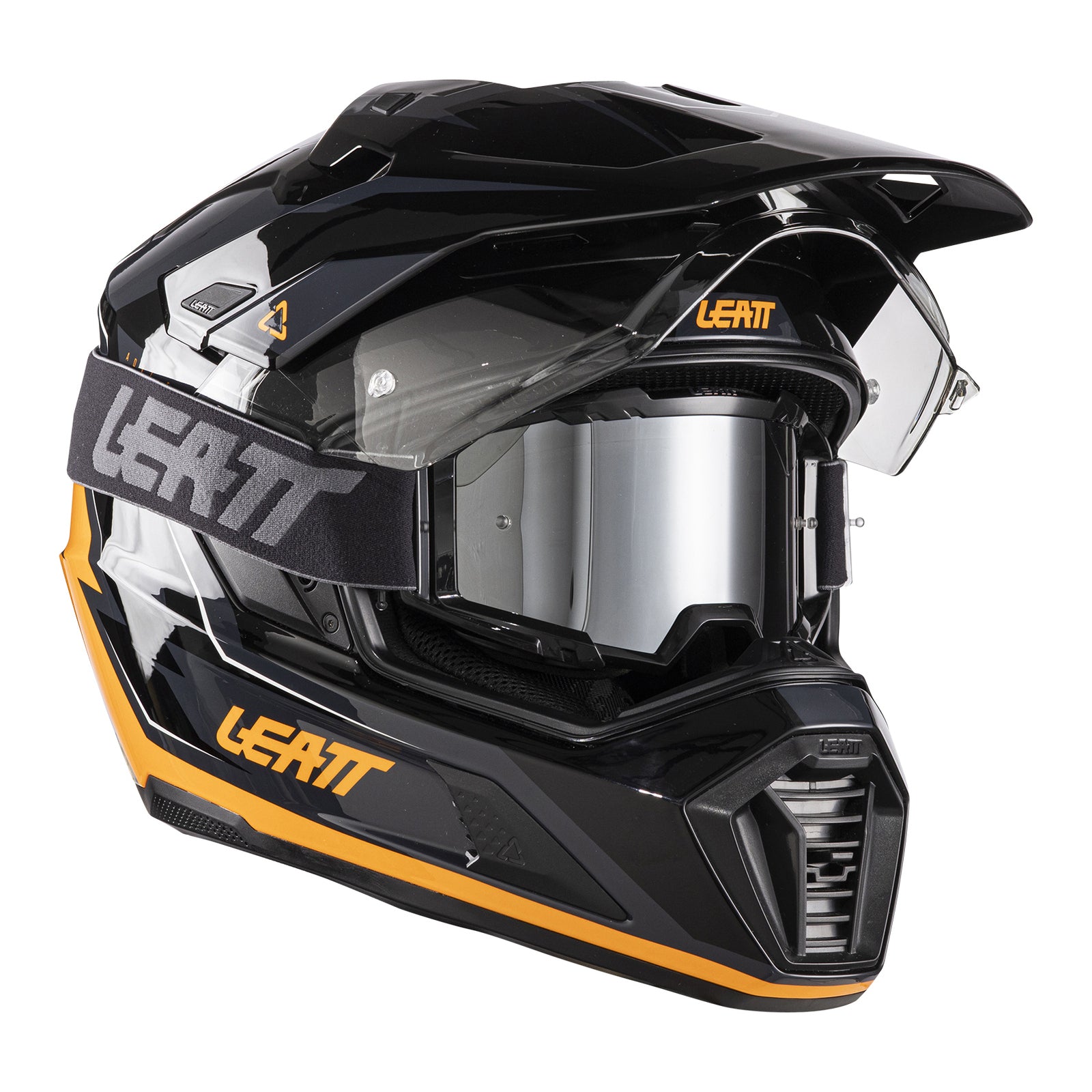 Leatt 7.5 ADV Helmet Kit - Black / Orange (L 59-60CM) LE1026001603#