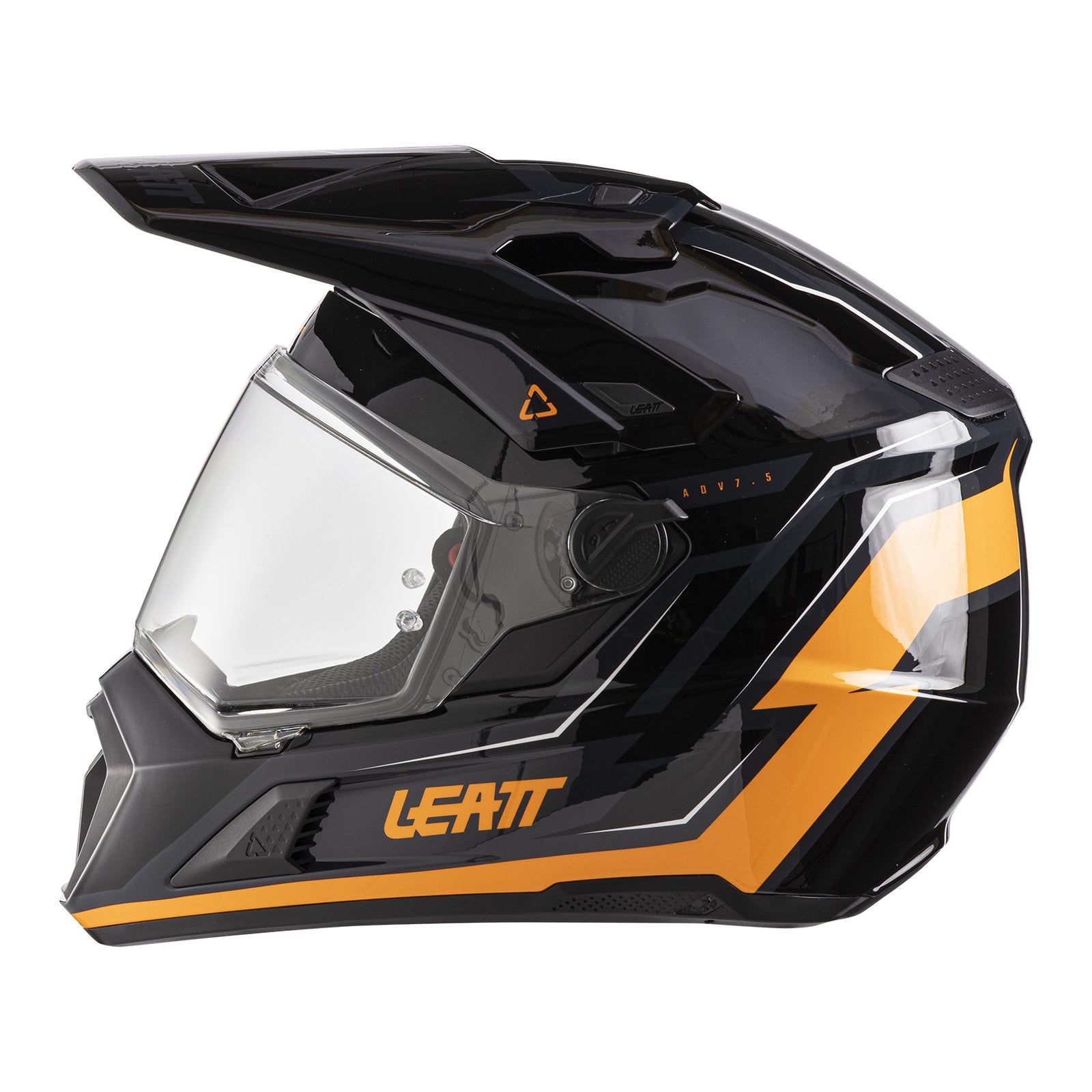 Leatt 7.5 ADV Helmet Kit - Black / Orange (XL 61-62CM) LE1026001604#