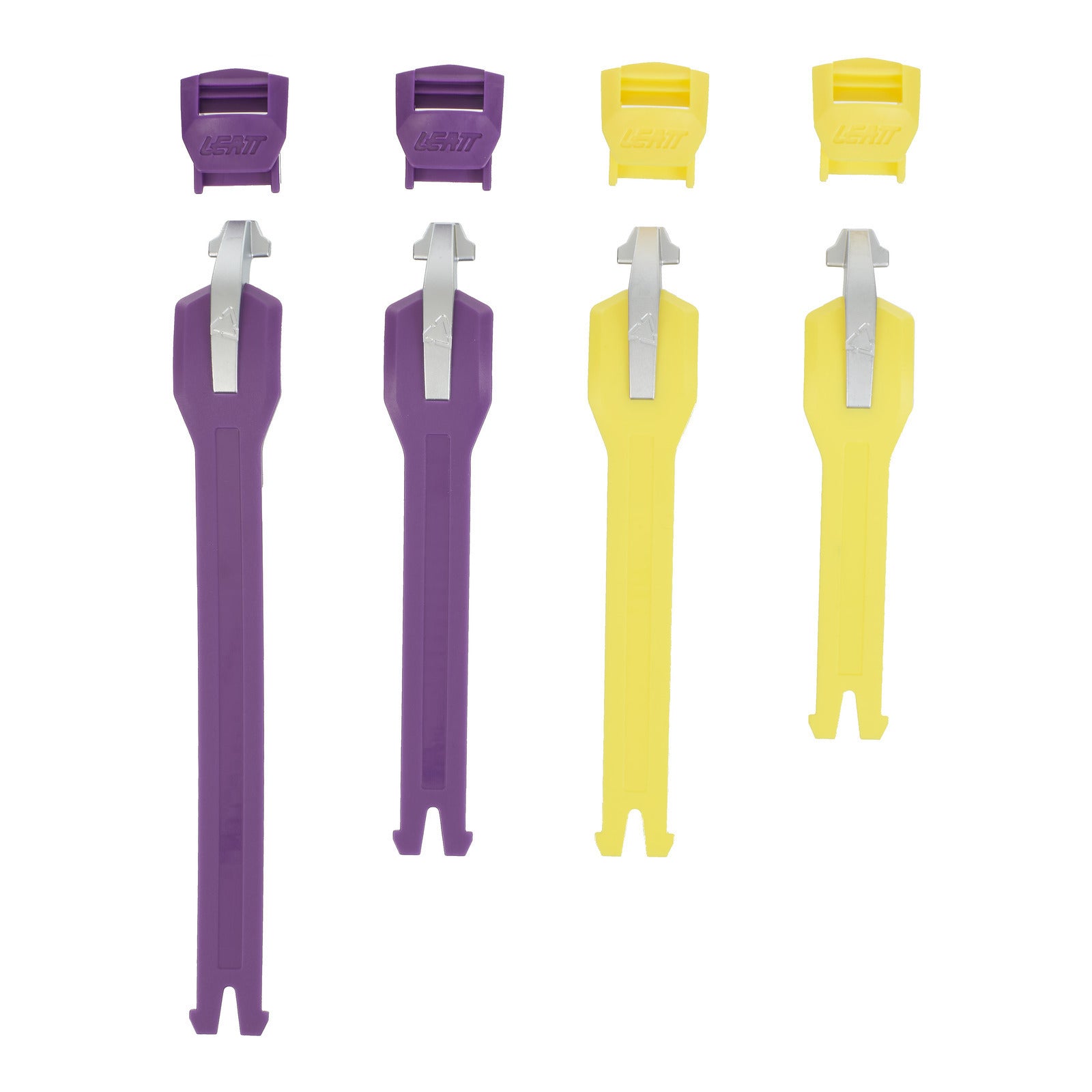 Leatt 5.5 Strap Kit 4-pcs - Purple 2 + Yellow 2 pieces LE3021200375#