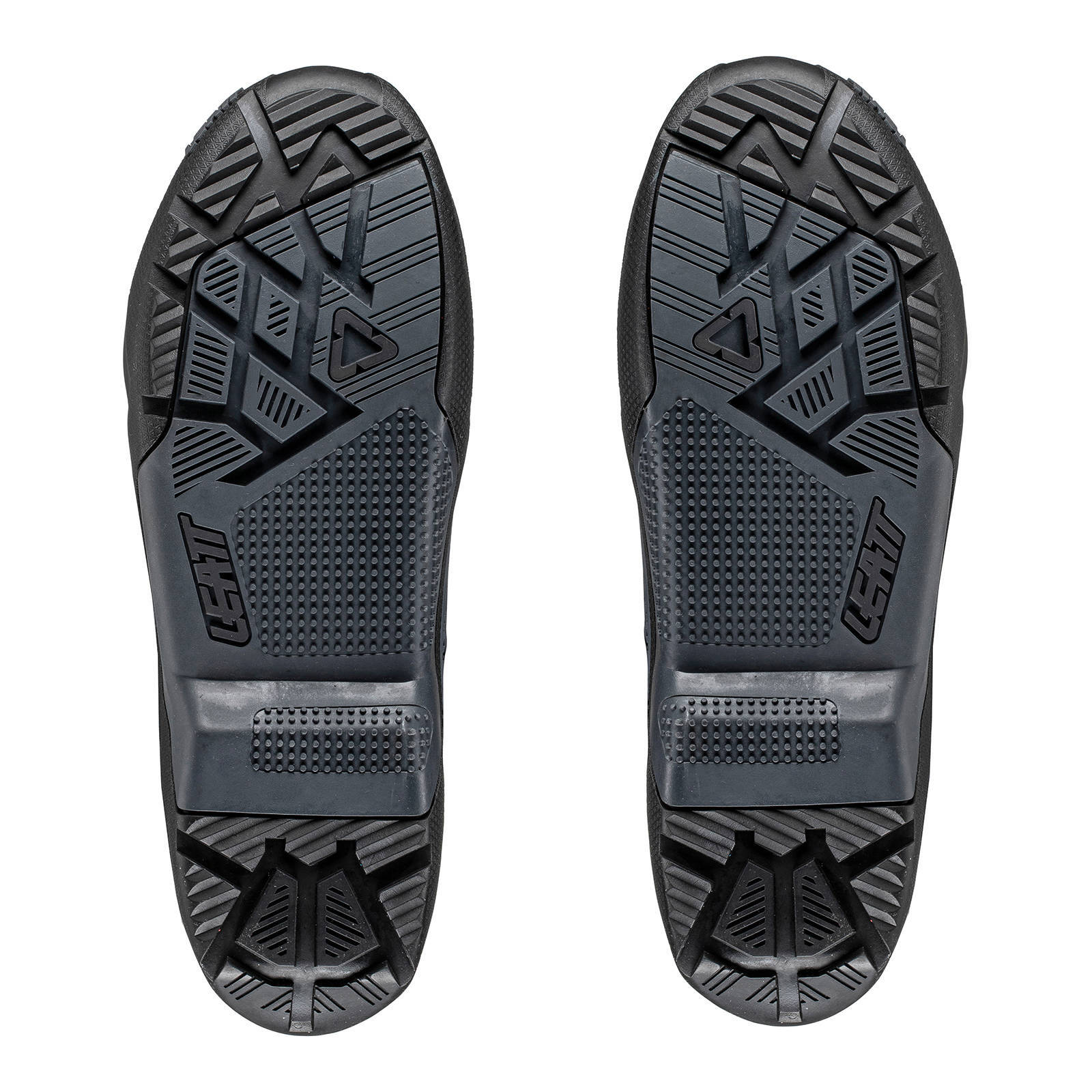 Leatt 4.5/5.5 Enduro Boot Outer Sole - Black / Grey  Pair (US12-13) LE3021200483#