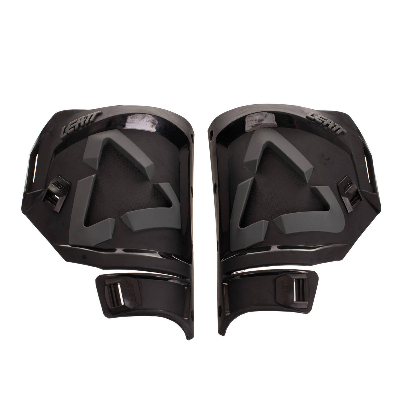 Leatt 5.5 Boot Shin Plate Kit - Black  Pair (US10/11) LE3021210501#