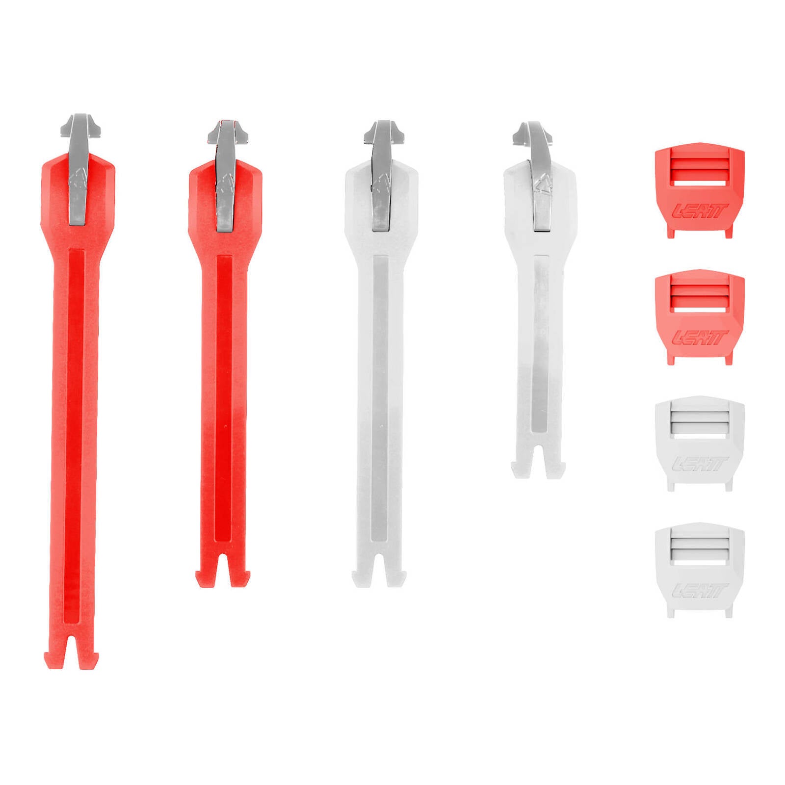 Leatt Strap Kit 5.5 JW 22 Grey 3 Pieces + 1 Red LE3023051020#
