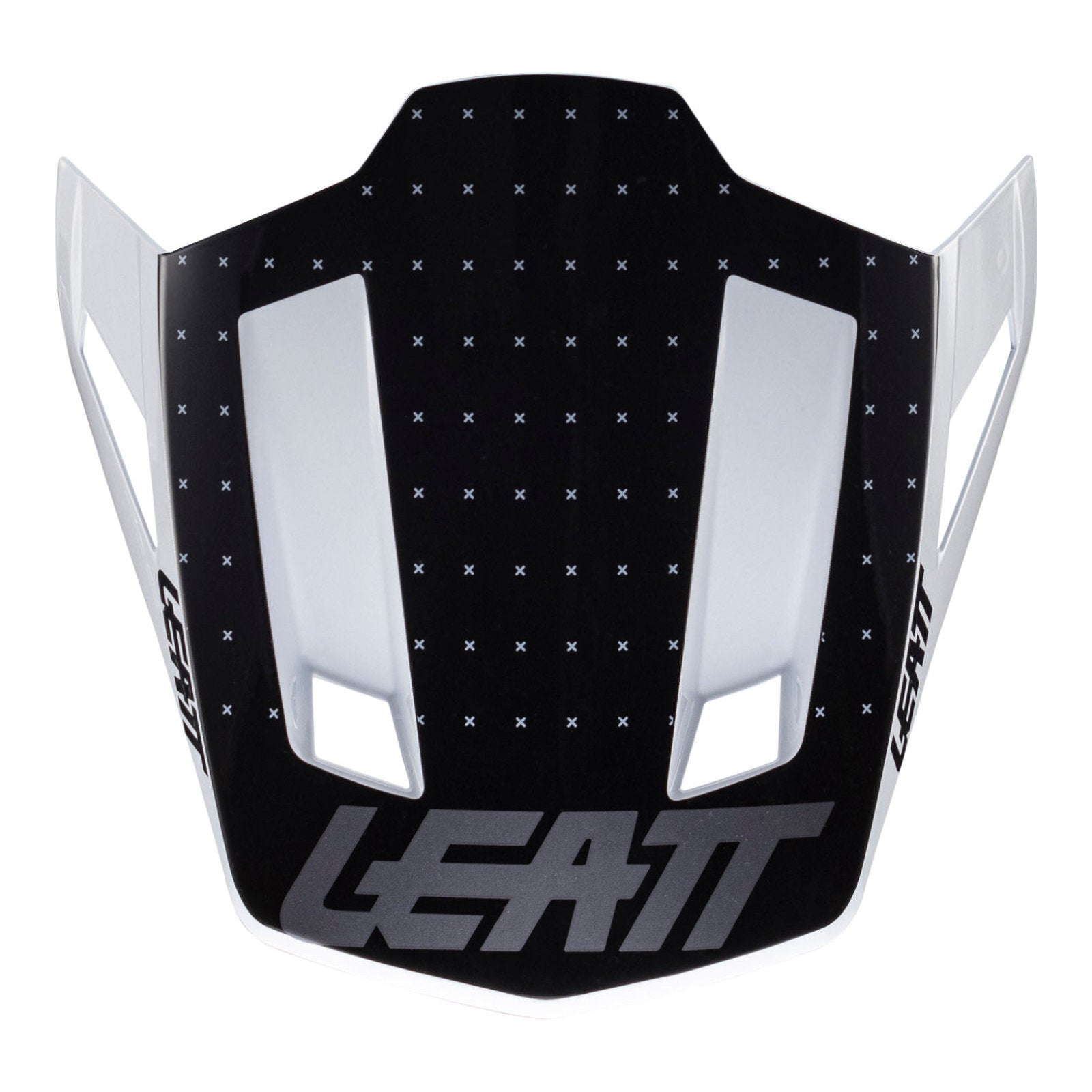 Leatt 8.5 Helmet Peak - Black / White LE4024020720#