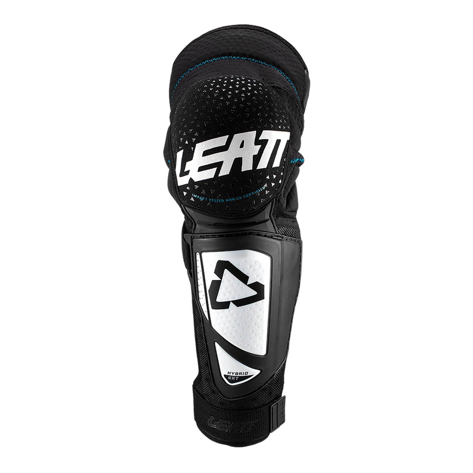Leatt 3DF Hybrid EXT Knee & Shin Guard - White / Black (2XL) LE5019400742#