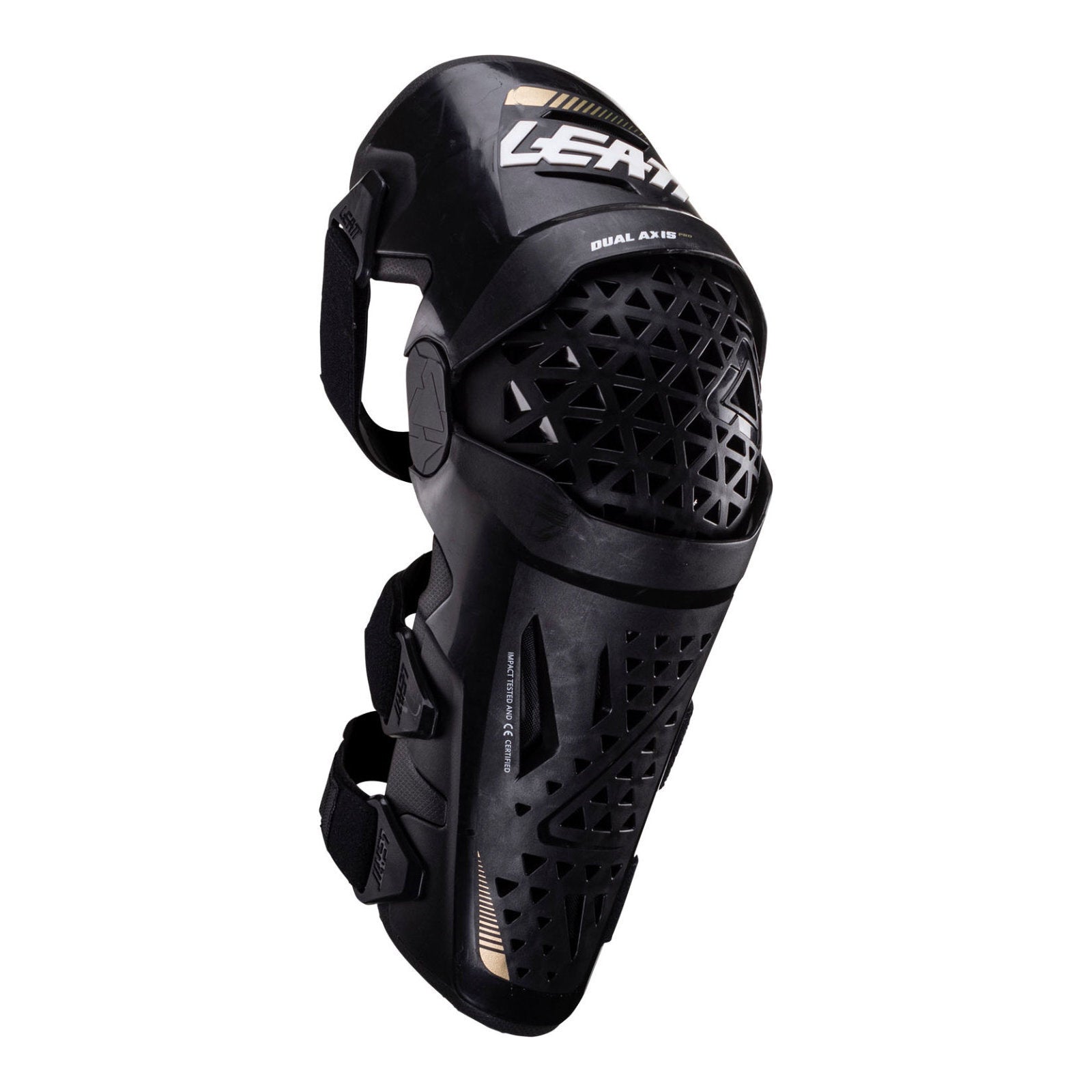 Leatt Dual Axis Pro Knee & Shin Guard - Black (L/XL) LE5024060791#