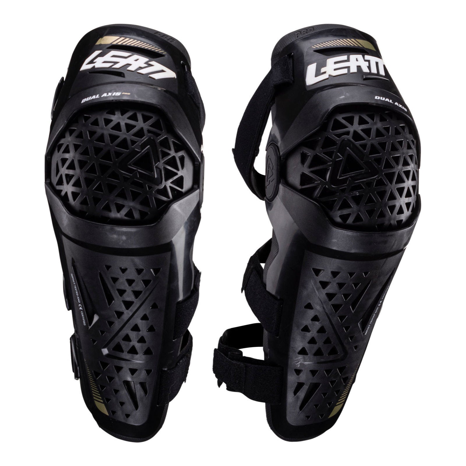 Leatt Dual Axis Pro Knee & Shin Guard - Black (2XL) LE5024060792#