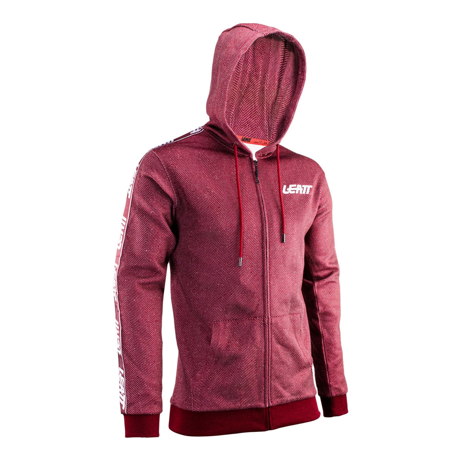 Leatt Premium Zip Hoodie - Ruby (L) LE5024400472#