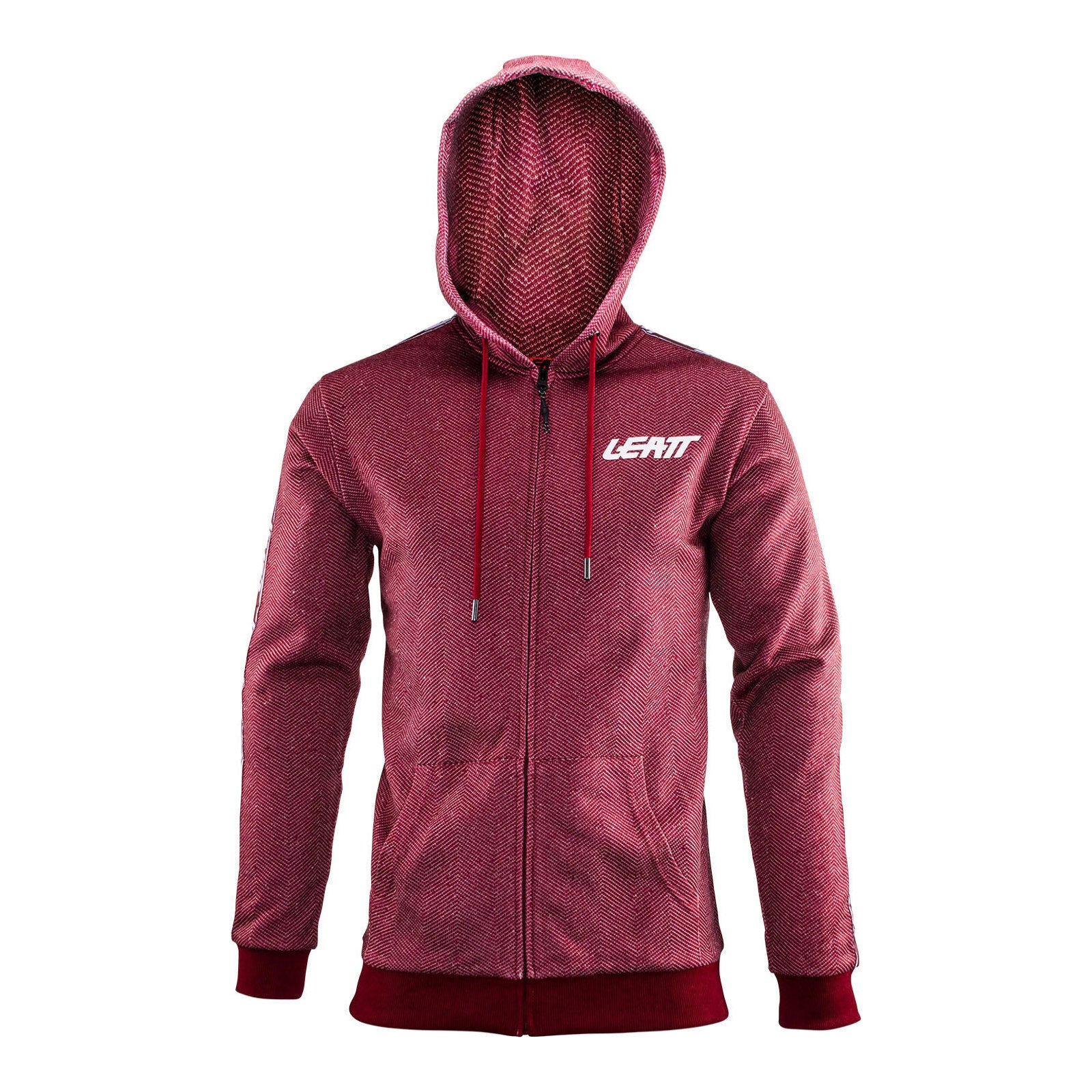 Leatt Premium Zip Hoodie - Ruby (L) LE5024400472#