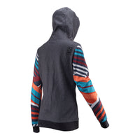 Leatt Premium Women's Zip Hoodie - Stripes (L) LE5024400503#