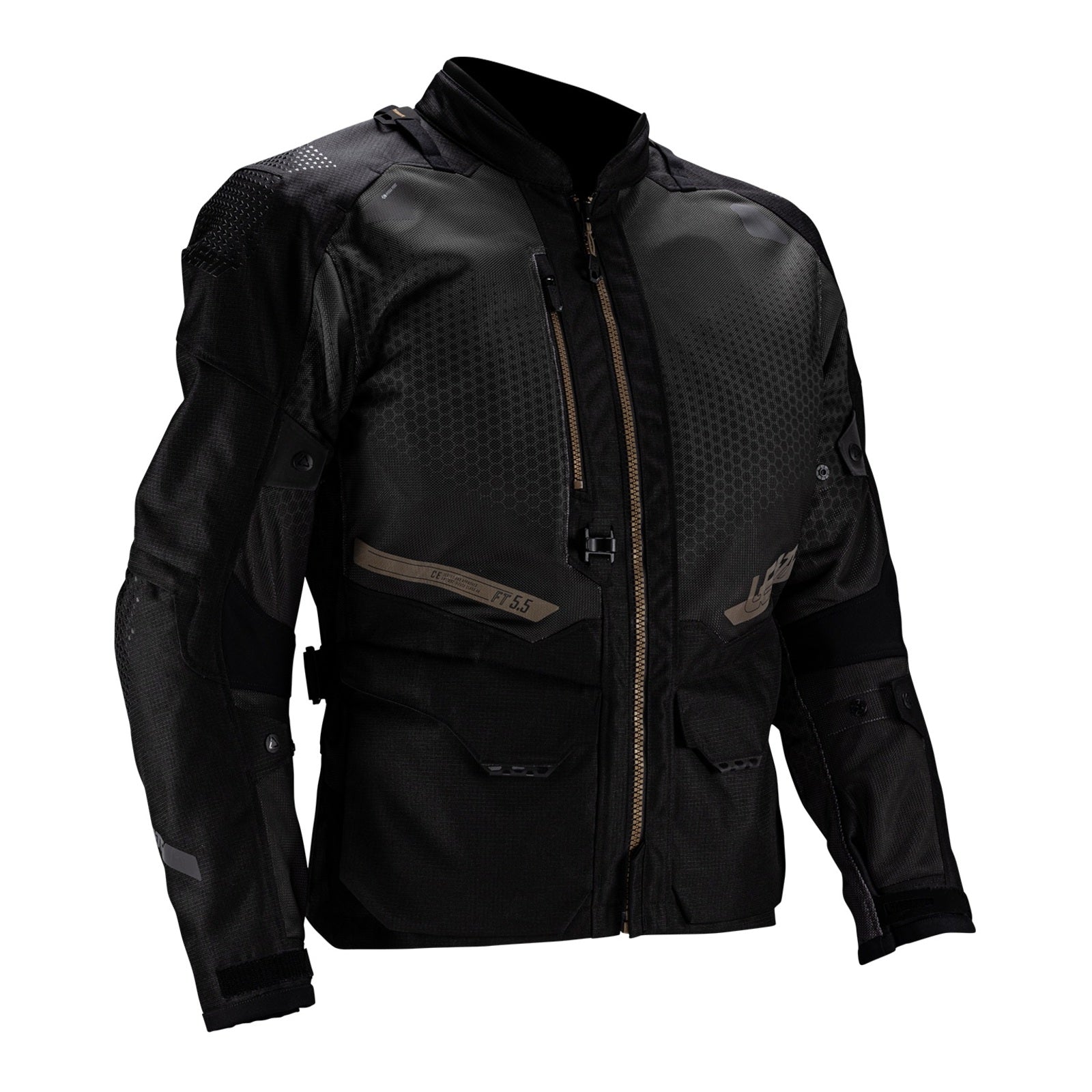 Leatt 5.5 ADV FlowTour Jacket - Stealth (L/US42/EU52) LE5025101392#
