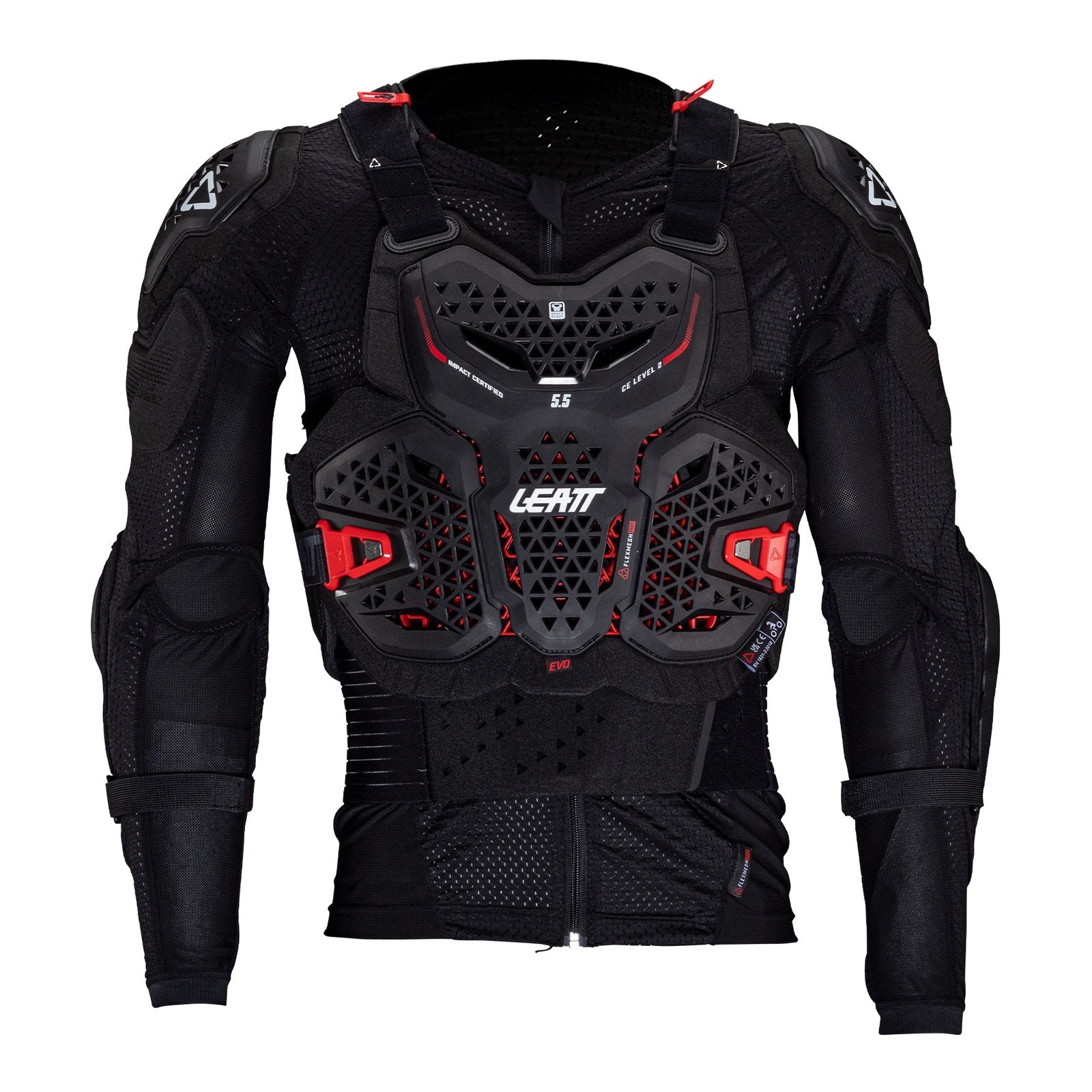 Leatt 5.5 Body Protector Evo - Black (L 172-178cm) LE5025202262#