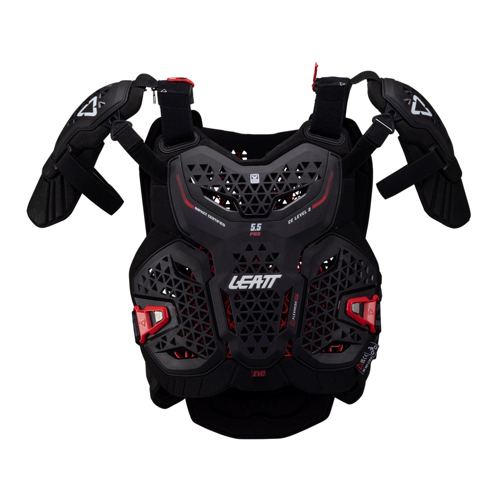 Leatt 5.5 Chest Protector Pro Evo - Black (S/M 160-172cm) LE5025202340#