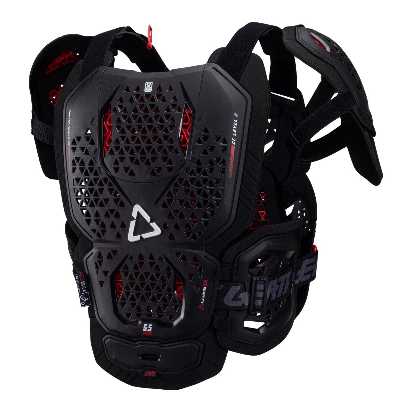 Leatt 5.5 Chest Protector Pro Evo - Black (2XL 184-196cm) LE5025202342#