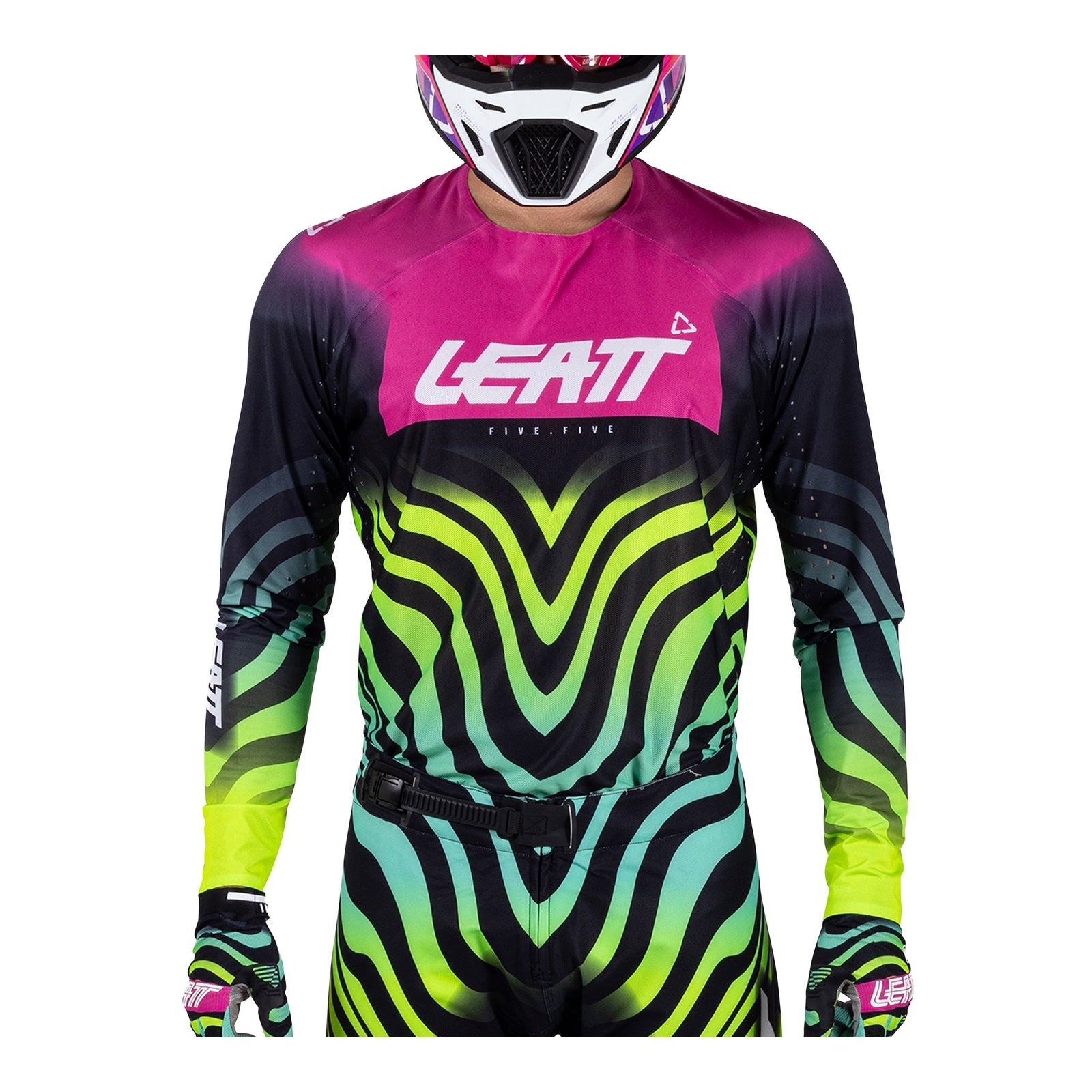 Leatt 5.5 UltraWeld Jersey - Tiger Pink (2XL/US46/EU56) LE5026000204#