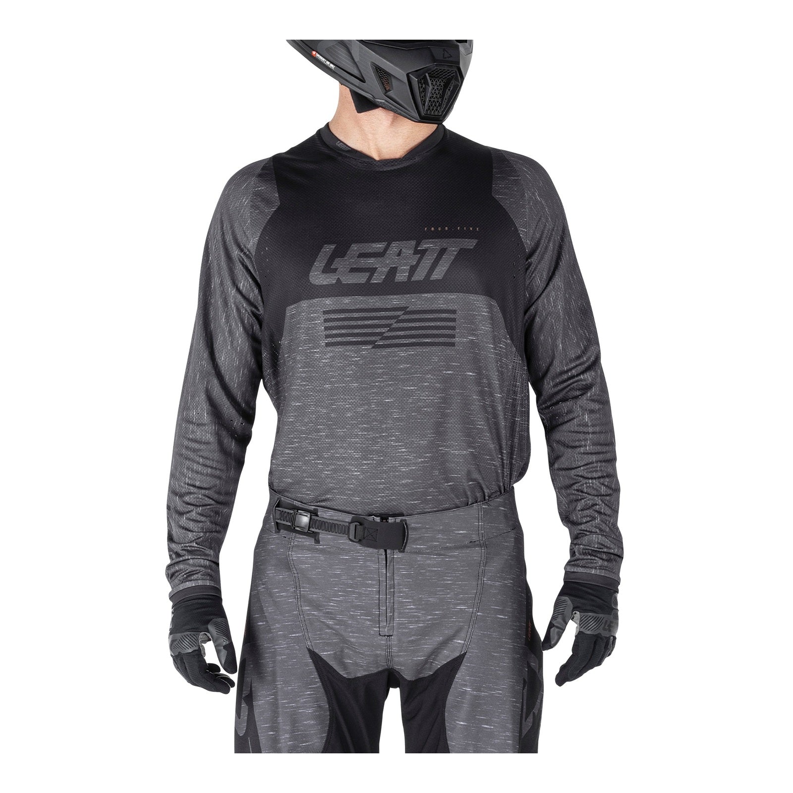 Leatt 4.5 Lite Jersey - Stealth Black / Grey (M/US40/EU50) LE5026000441#
