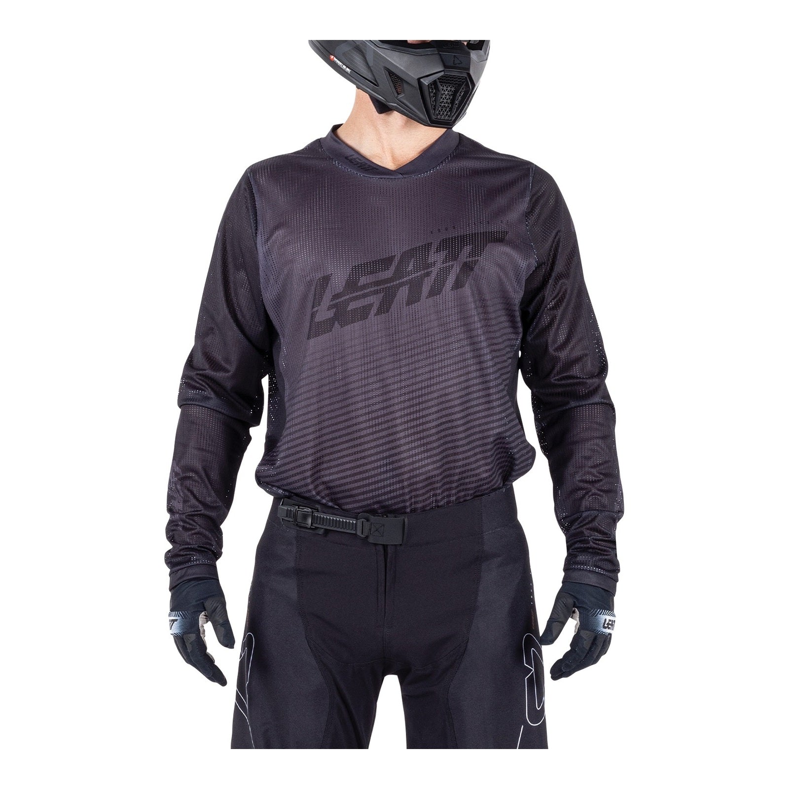 Leatt 4.5 X-Flow Jersey - Black (2XL/US46/EU56) LE5026000484#