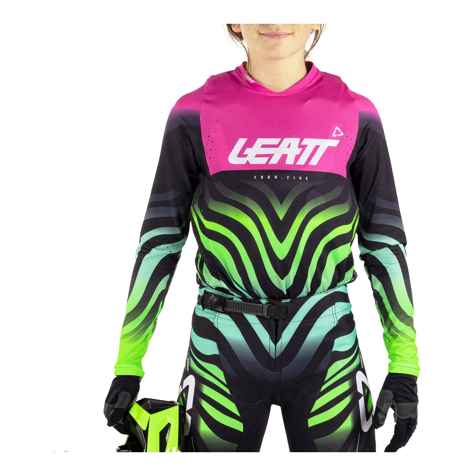 Leatt 4.5 Junior Jersey - Tiger Pink (XL/EU150/160CM) LE5026000963#