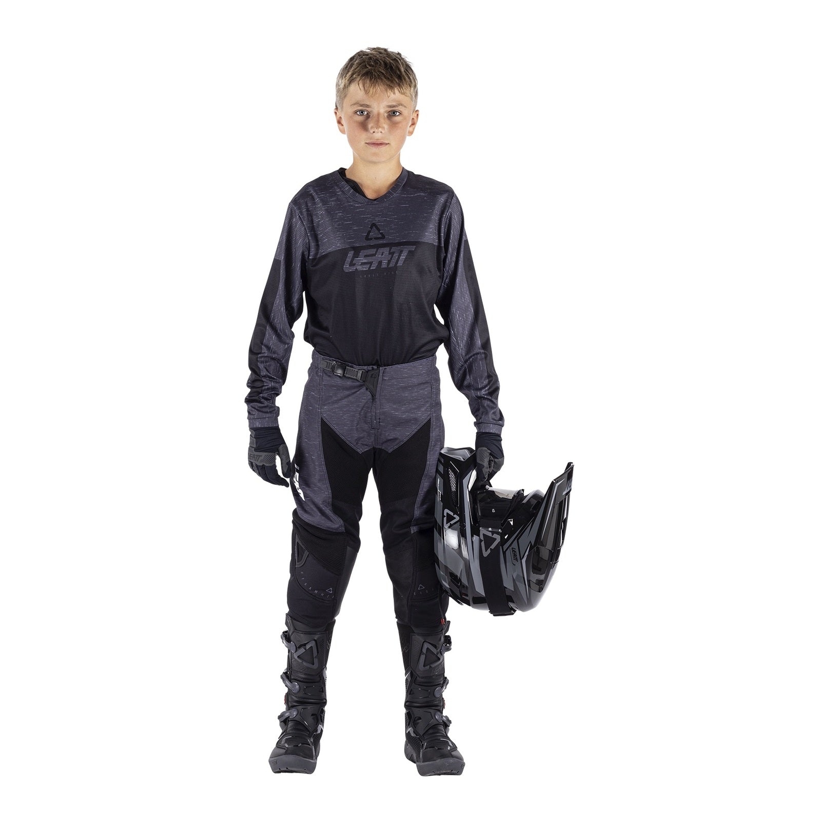 Leatt 3.5 Ride Kit Junior - Stealth Black / Grey (S/EU120/130CM) LE5026001122#