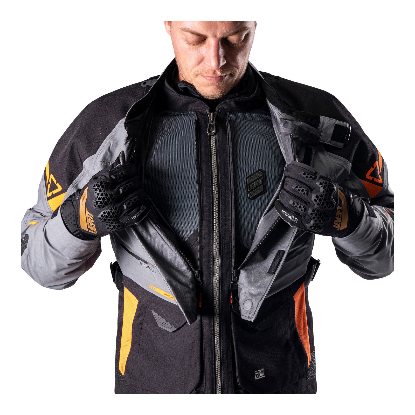 Leatt 8.5 ADV Multitour Jacket - Iron / Grey (L/US42/EU52) LE5026001902#